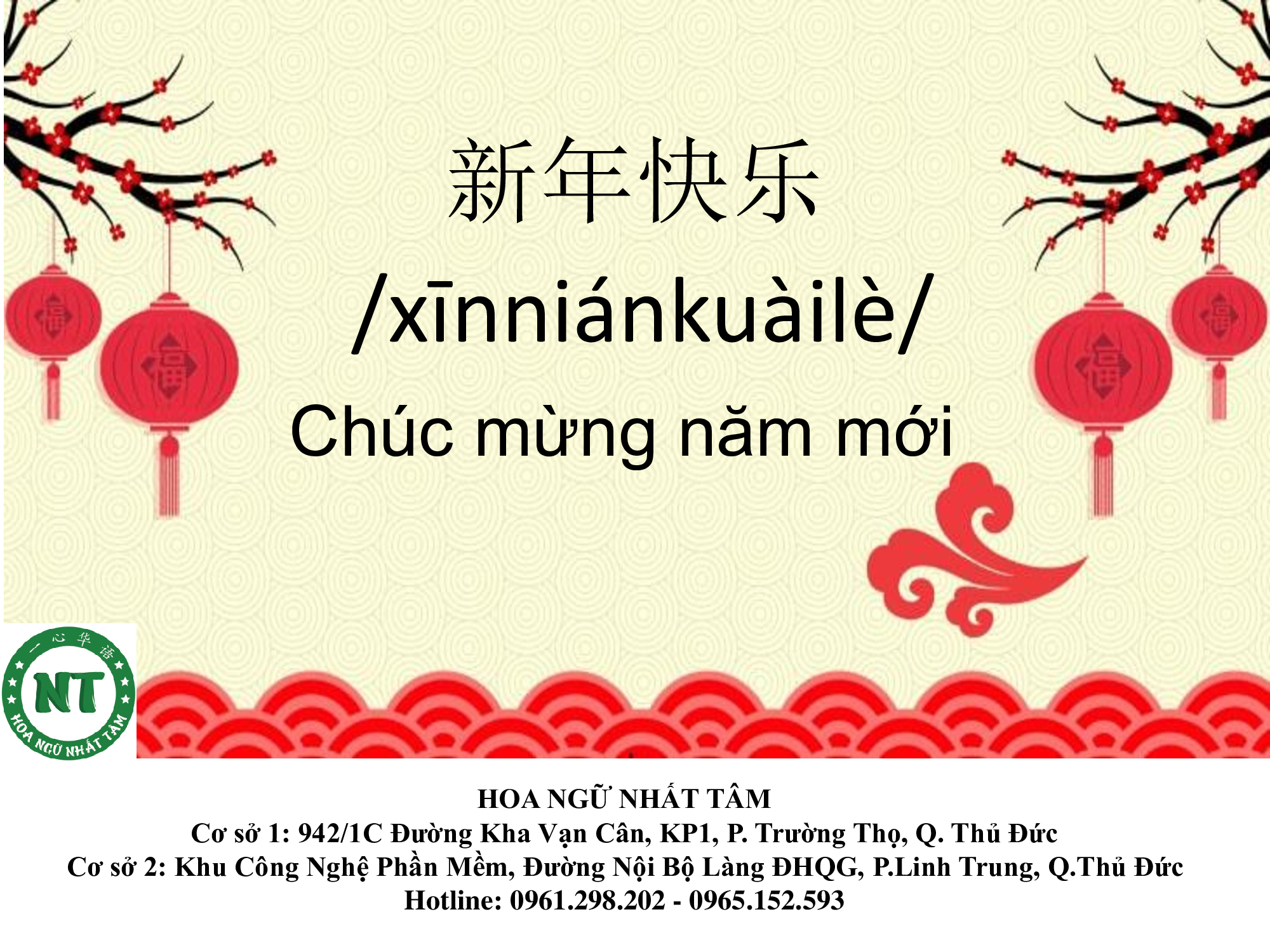CÂU CHÚC TRONG NĂM MỚI BẰNG TIẾNG TRUNG